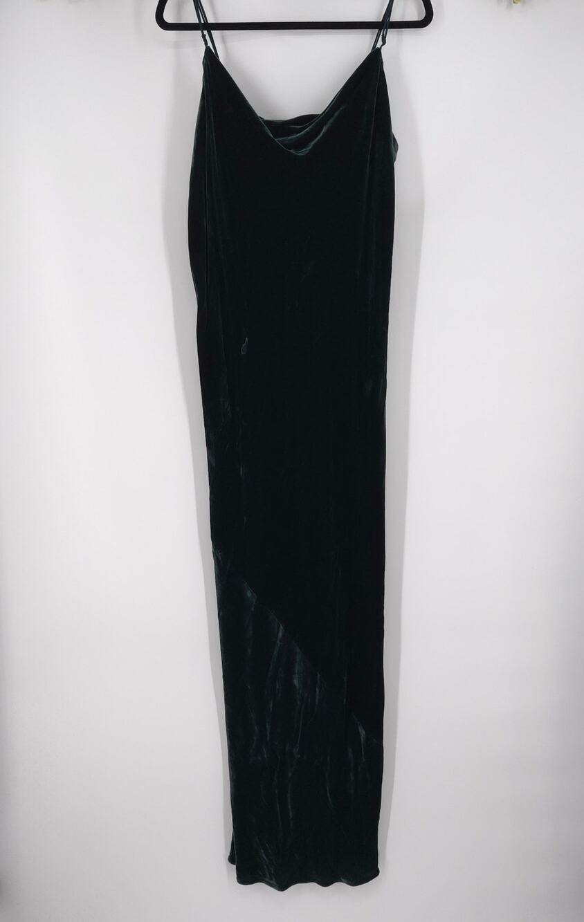 Banana Republic Dark Green Velvet Dress Size XL